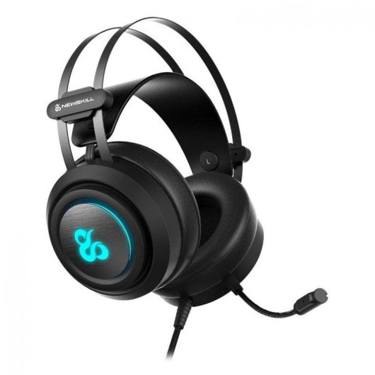 Auriculares Newskill Drakain con cable Jack 3,5 mm y USB RGB Gaming Negro