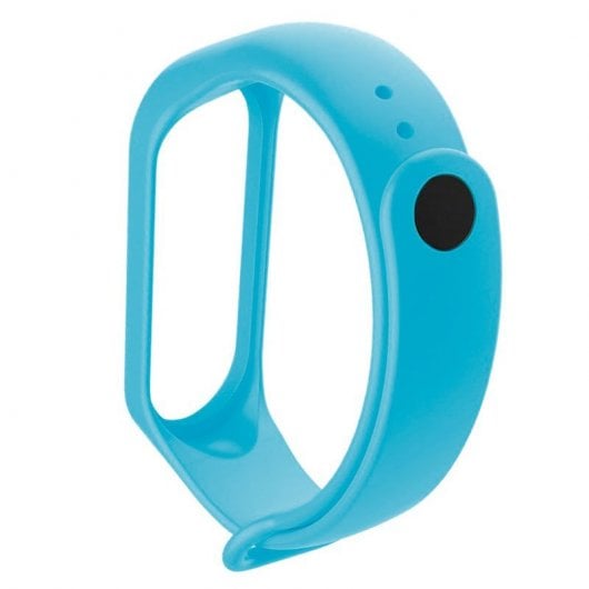 Bracelet lisse bleu clair cool pour Xiaomi Mi Band 5 / 6 / 7 / Amazfit Band 5