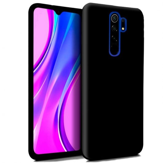 Cool Funda Silicona Negra para Xiaomi Redmi 9