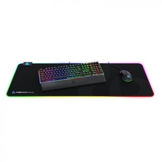 Tapis de souris Newskill Nemesis V2 XL RGB microfibre base antidérapante