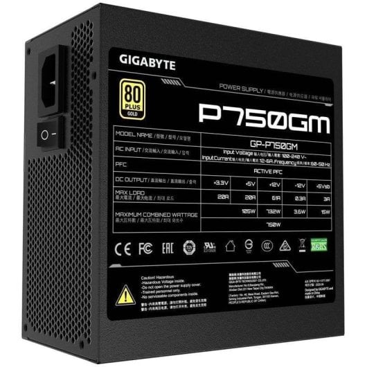 Gigabyte P750GM 750W 80 Plus Gold Full Modular