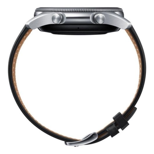 Samsung Galaxy Watch3 Bluetooth GPS NFC 45mm Super AMOLED Argent Noir/Marron Etanche IP68 ECG SpO2