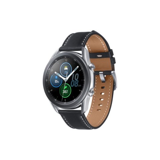 Samsung Galaxy Watch3 4G LTE Bluetooth GPS 45mm Super AMOLED Acier Argent IP68 ECG SpO2