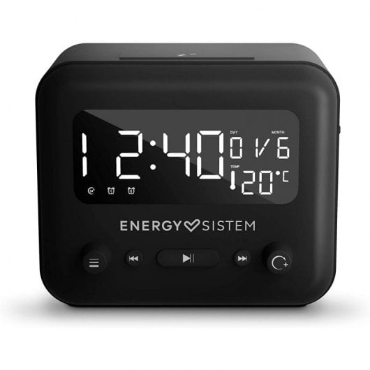 Energy Sistem Clock Speaker 2 Radio Despertador Bluetooth 5W Negro