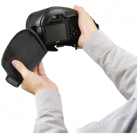 Sony LCJ-HL Bolsa de Transporte Negra para Sony HX300/HX200V