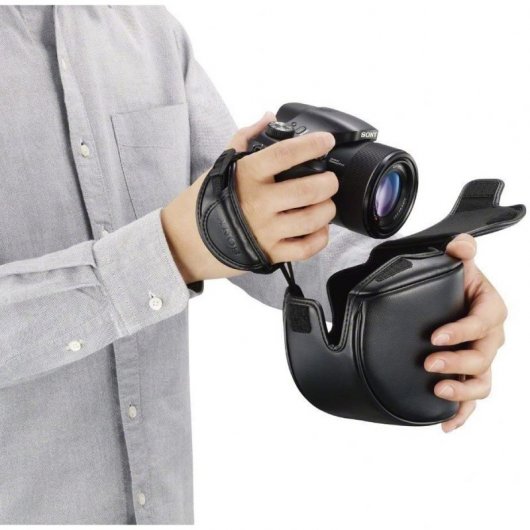 Sony LCJ-HL Bolsa de Transporte Negra para Sony HX300/HX200V