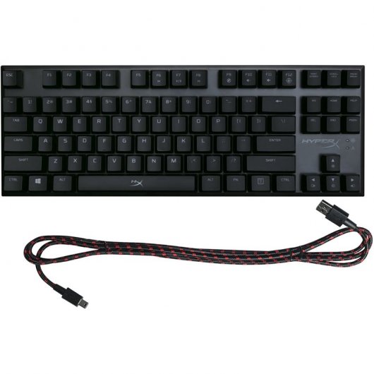 HyperX Alloy FPS Pro Teclado Gaming Mecánico LED Rojo Cherry MX Blue Versión USA