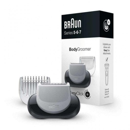 Aparador de Barba Facial Braun EasyClick 06-BDT 3 Ajustes Lavável