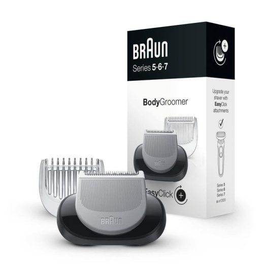 Aparador de Barba Facial Braun EasyClick 06-BDT 3 Ajustes Lavável