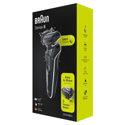 Braun Series 5 50-W1000s Rasoir à grille Blanc