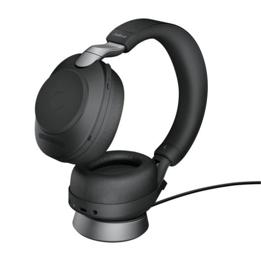 Jabra Evolve2 85, UC Stereo Auricolare Con cavo e senza cavo A Padiglione Ufficio USB tipo A Bluetooth Nero
