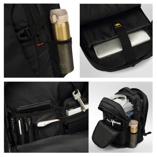 Ewent EW2526 Mochila Negra para Portátil hasta 15.6"