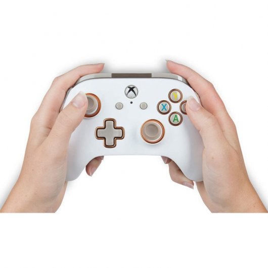 PowerA Fusion Pro Mando con Cable Blanco para Xbox One