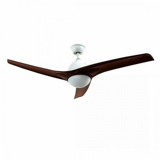 V-Tac VT-6055-3 Ventilateur de Plafond avec Lumière et Contrôle 35W Marron