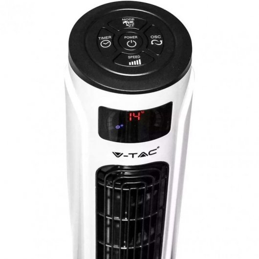 V-Tac VT-5547 Ventilador de Torre 55W Blanco