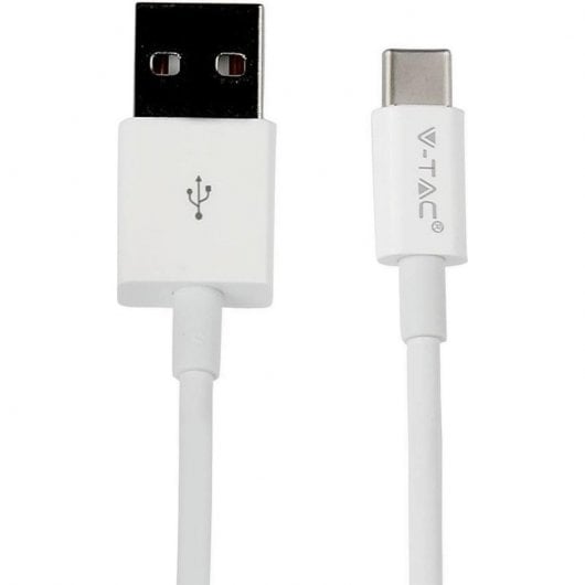 V-Tac VT-5382 Cargador Rápido 3A USB-C Blanco