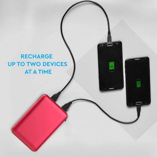 V-Tac VT-3510 PowerBank 5000mAh Roja