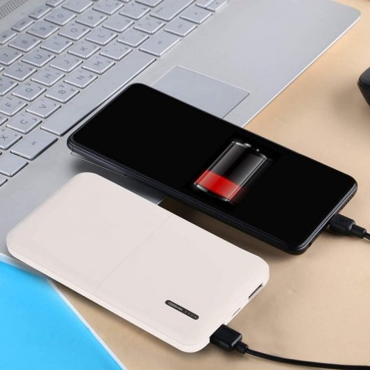 V-Tac VT-3518 PowerBank 10000mAh Blanca