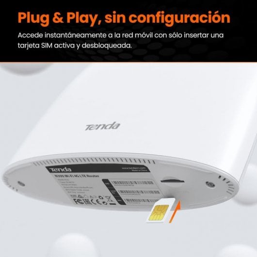 Tenda 4G09 Router WiFi Doble Banda AC1200 4G+ LTE