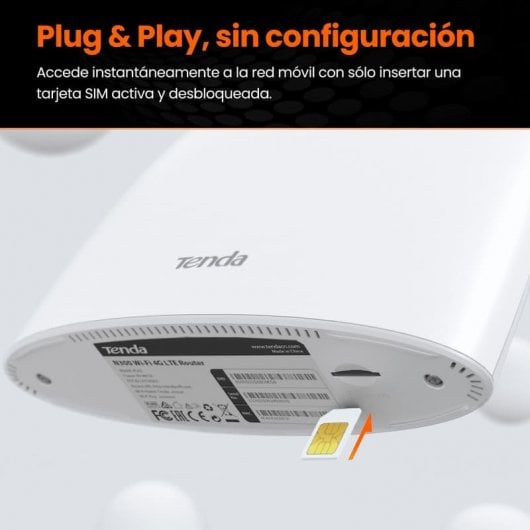 Router WiFi dual band Tenda 4G09 AC1200 4G+ LTE