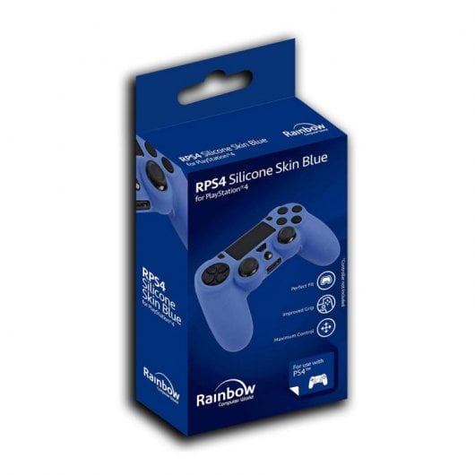 Rainbow RPS4 Skin Silicona Azul para DualShock PS4