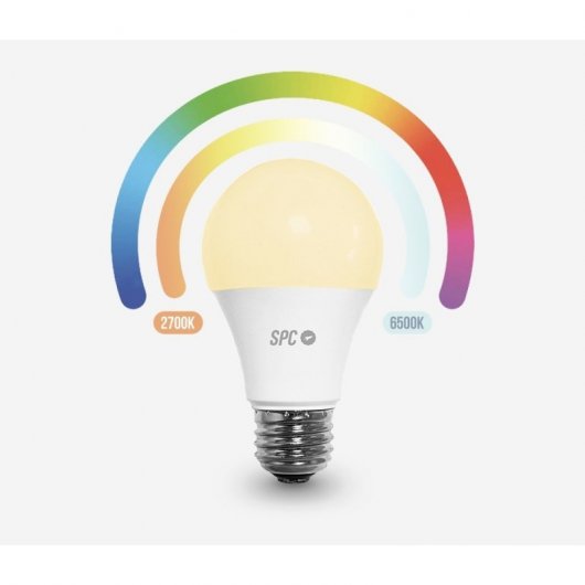 SPC Aura 800 Pack 3 Bombillas LED 10W E27 RGB