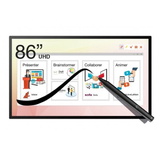 Speechi ST-86-UHD-PRO-HP-005 86" Pantalla Interactiva UltraHD 4K Táctil