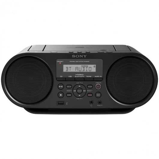 Sony ZS-RS60BT Rádio CD Bluetooth/USB Preto