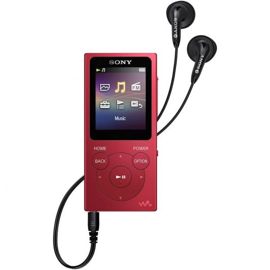 Sony NW-E393 MP3 4GB Rojo