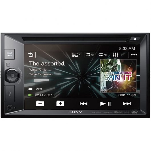 Sony XAV-W651BT Autoradio con Pantalla 6.2" Bluetooth/CD/DVD/USB