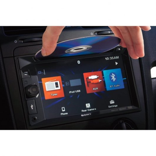Sony XAV-W651BT Autoradio con Pantalla 6.2" Bluetooth/CD/DVD/USB