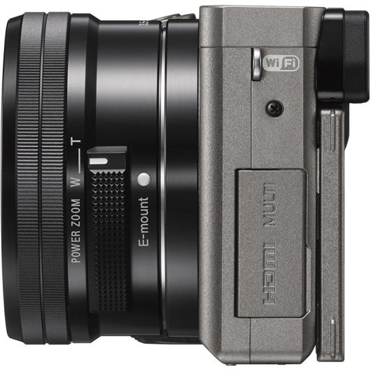 Sony Alpha a6000 24.3MP Gris + Objetivo 16-50mm F3.5-5.6 OSS