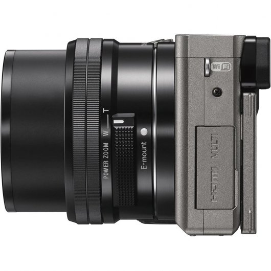 Sony Alpha a6000 24.3MP Gris + Objetivo 16-50mm F3.5-5.6 OSS