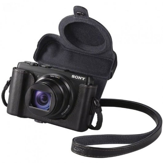 Sony LCJ-HN Funda Negra para Sony CyberShot HX50/HX50V