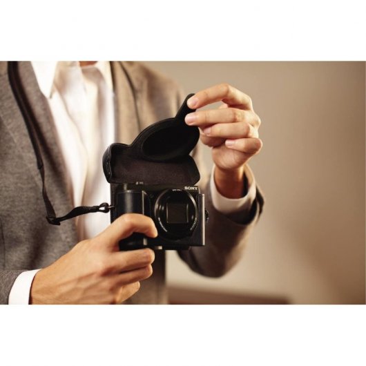 Sony LCJ-HN Funda Negra para Sony CyberShot HX50/HX50V