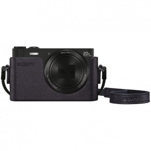 Sony LCJ-WD Funda Negra para Sony CyberShot WX350