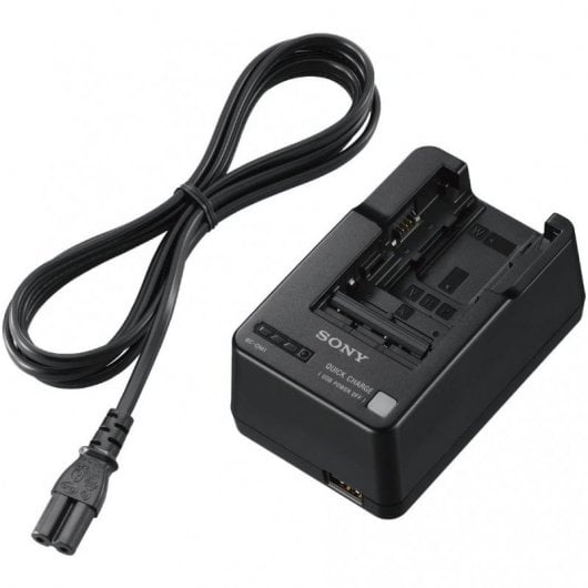 Sony BC-QM1 Cargador de Batería para Sony Series W/V/M/H/P