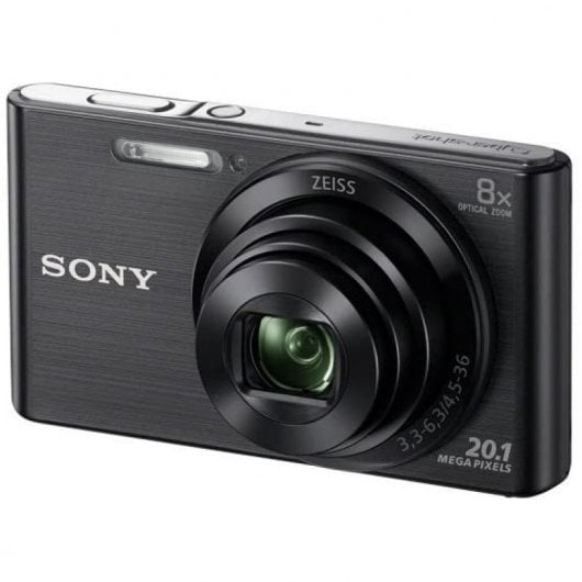 Sony CyberShot DSC-W830 20.1MP Negra + Funda + SD 8GB