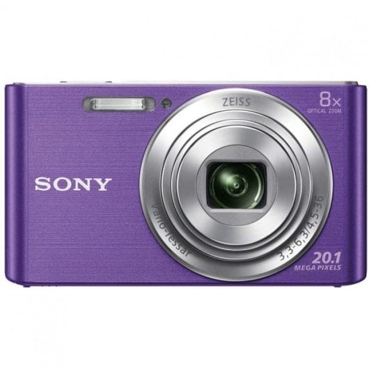 Sony CyberShot DSC-W830 20.1MP Violeta + Bolsa + SD 8GB