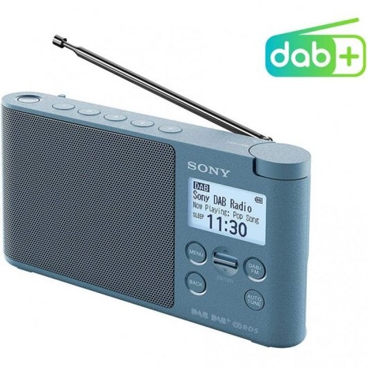 Sony XDR-S41D Rádio Digital DAB/FM Azul