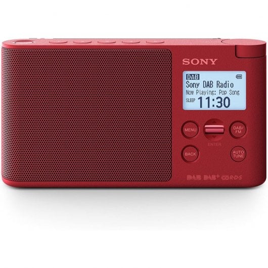 Sony XDR-S41D Rádio Digital DAB/FM Vermelho