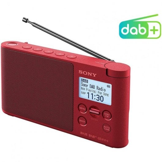 Sony XDR-S41D Rádio Digital DAB/FM Vermelho