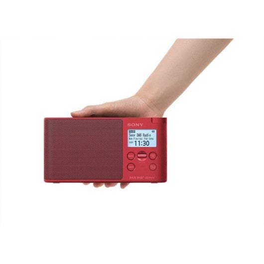 Sony XDR-S41D Rádio Digital DAB/FM Vermelho