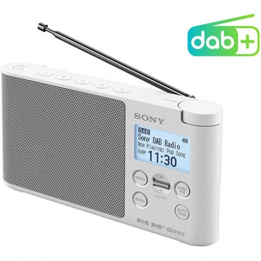 Radio digitale DAB/FM Sony XDR-S41D bianca