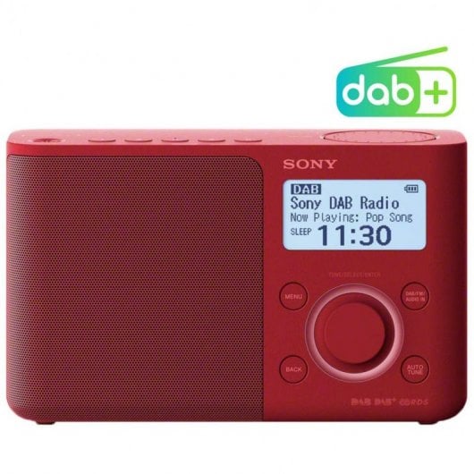 Sony XDR-S61D Radio Digital DAB/FM Roja