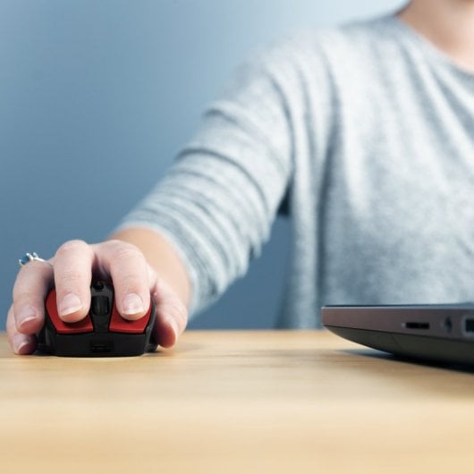 Trust Zaya Ratón Óptico Inalámbrico 1600 DPI Negro/Rojo