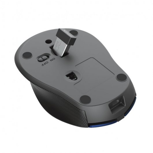 Trust Zaya mouse Ambidestro RF Wireless Ottico 1600 DPI Nero/Blu