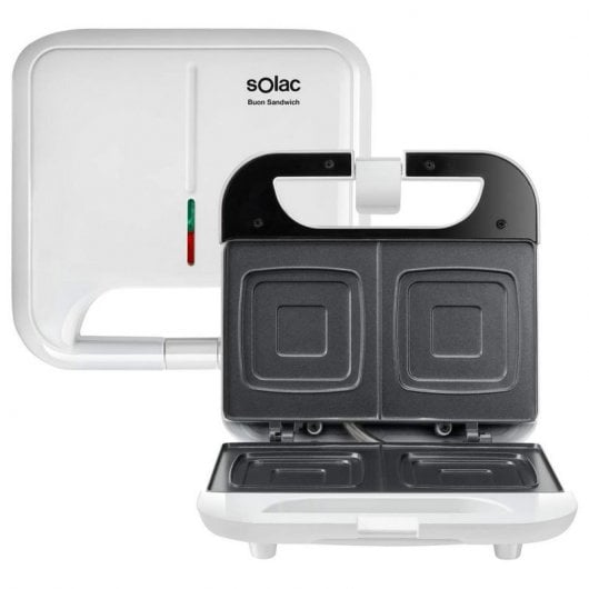 Solac Buon Sanwich Sandwichera 750W Blanca