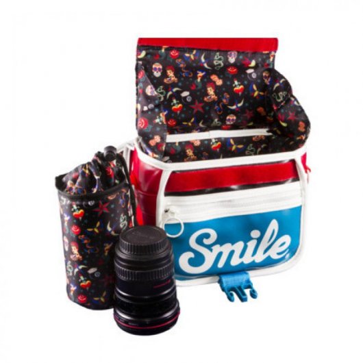 Simle Pin Up Bolsa Reversível para Câmara Tamanho S