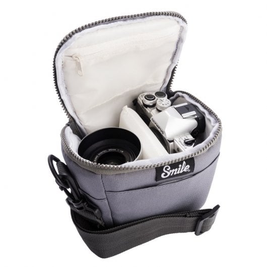 Smile Smart Tiny Sac pour appareil photo Gris